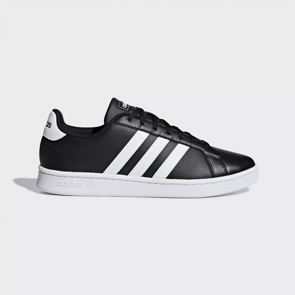 Adidas Grand Court Zapatillas De Tenis Negros Para Hombre (MX-55591)